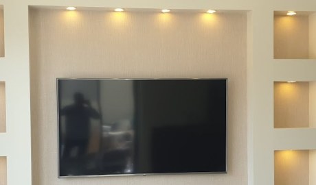 Gypsum Board TV and Wall Unit Design Works in Kampala Uganda